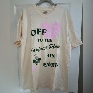 MyOhMySupply Co Disneyland Off to the Happiest Place on Earth T-Shirt Unisex XL